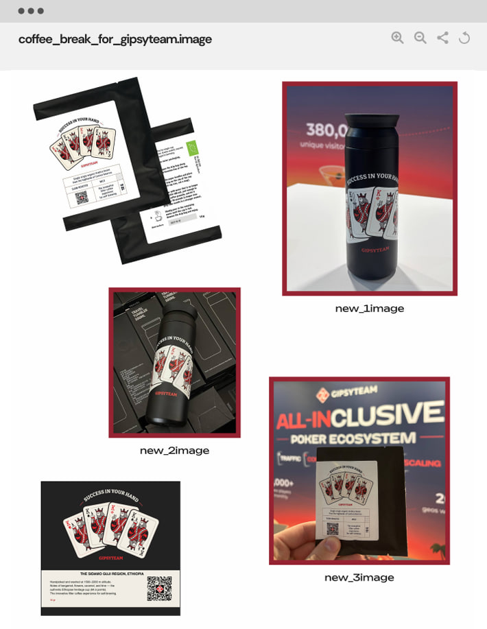 GipsyTeam merchandise project